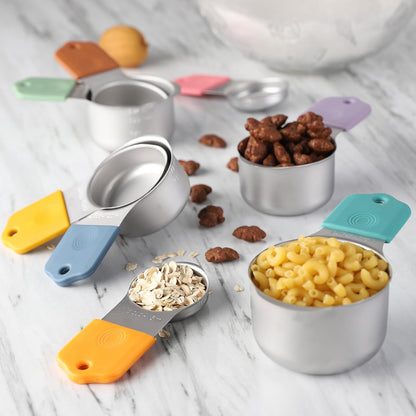 Magnetic Measuring Cups and Magnetic Measuring Spoons Set Stainless Steel