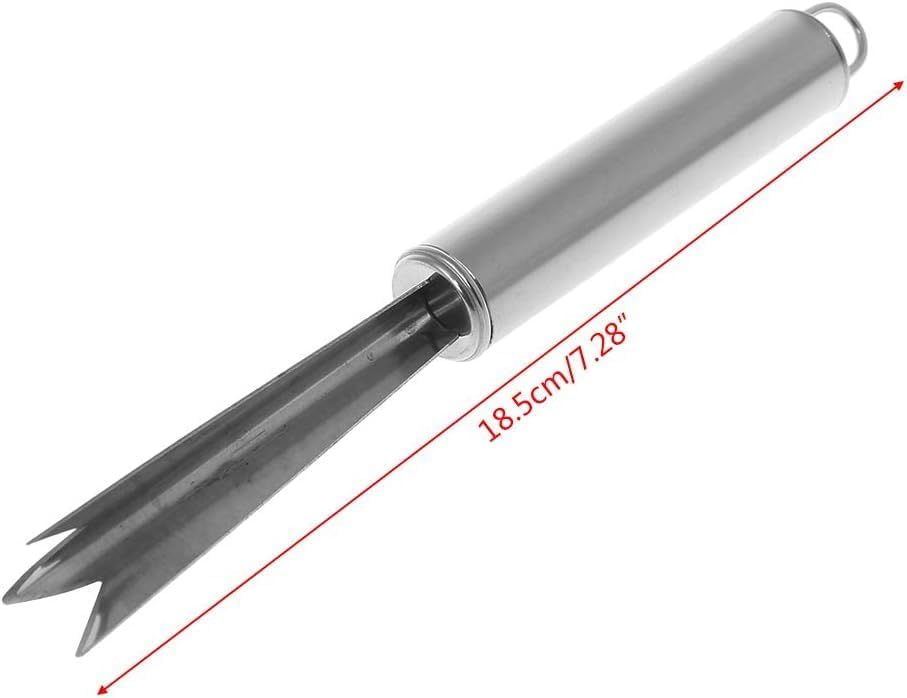 W shaped stainless steel pineapple eye peeler remover for home kitchen fruit tool 18.5cmx2cm Peelers