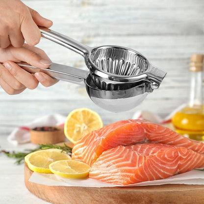 Upgraded Lemon Squeezer Super Stainless Steel 304 Hand Press Juicer Manual Citrus for Juicing Lemon ＆ Limes, Vegetables