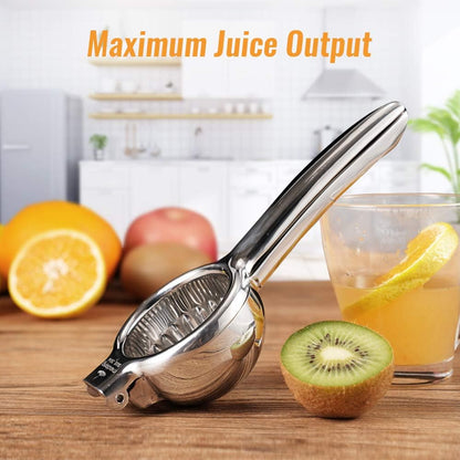 Upgraded Lemon Squeezer Super Stainless Steel 304 Hand Press Juicer Manual Citrus for Juicing Lemon ＆ Limes, Vegetables