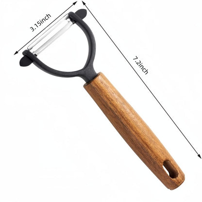 Vegetable Peeler For Kitchen, Premium Stainless Steel Swivel blade Peeler With Blemish remover For Home Cooks and Chefs (P Peeler)