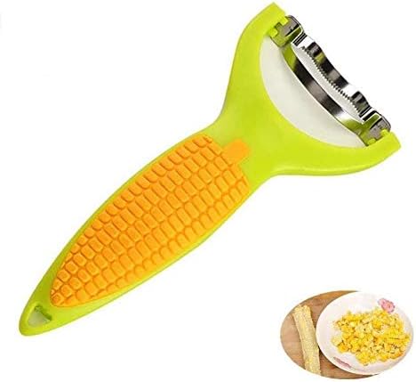 Corn Zipper 6" - Lovely Shape Ergonomic Kitchen Tool Corn Planer Cutter Cob Peeler Corn Stripper Kernel Cutter