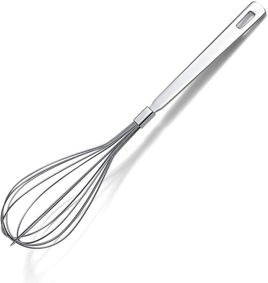 Whisk, Whisks For Cooking, Stainless Steel Balloon Whisk, Sturdy Kitchen Wire Whisk Set for Cooking, Baking, Blending, Whisking, Beating, Stirring, Dishwasher Safe, Easy to Clean