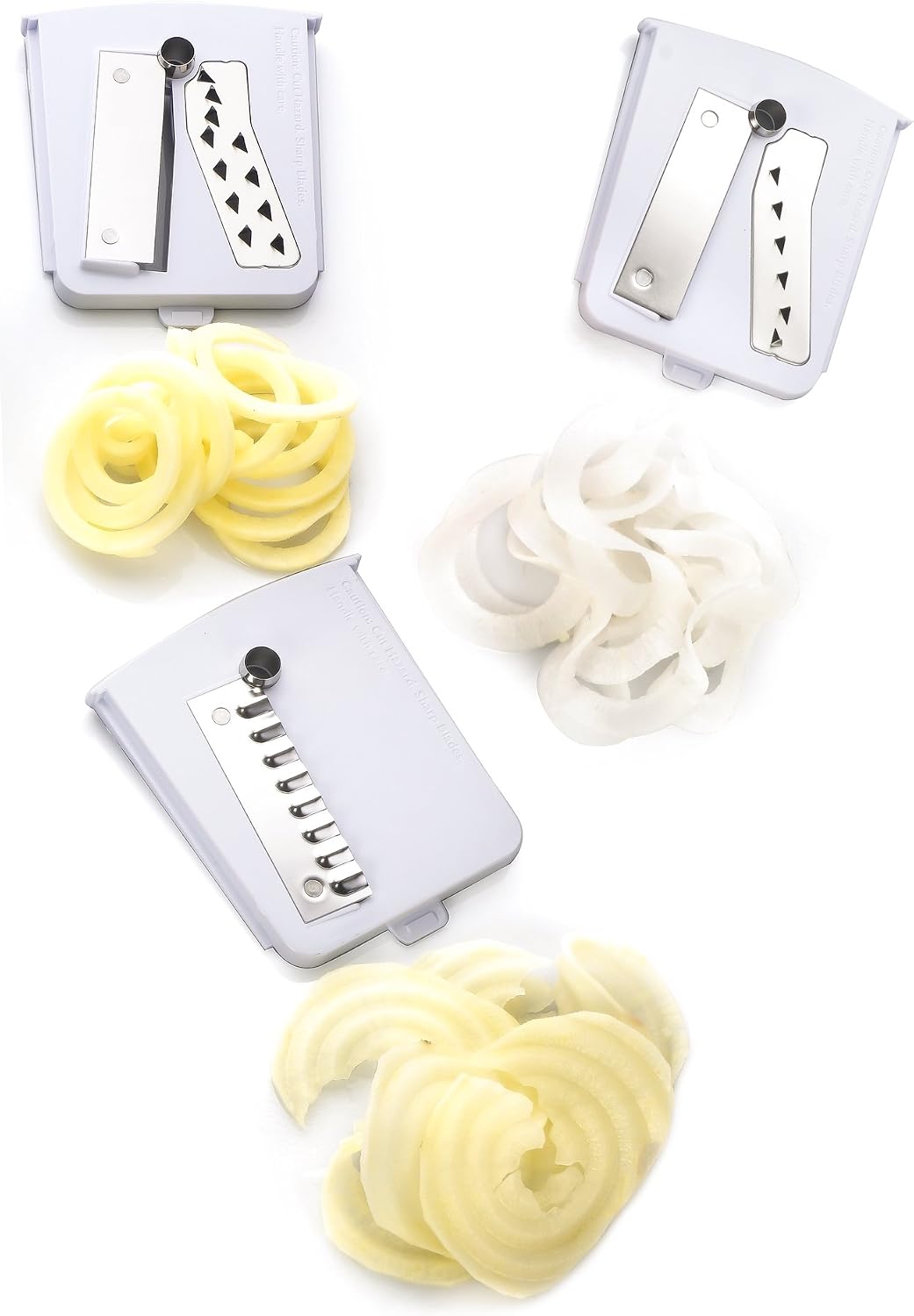 Pack of 3 Premium Blades for 5-Blade Spiralizer (BR-5B-02), 7-Blade Spiralizer, and 10-Blade Spiralizer