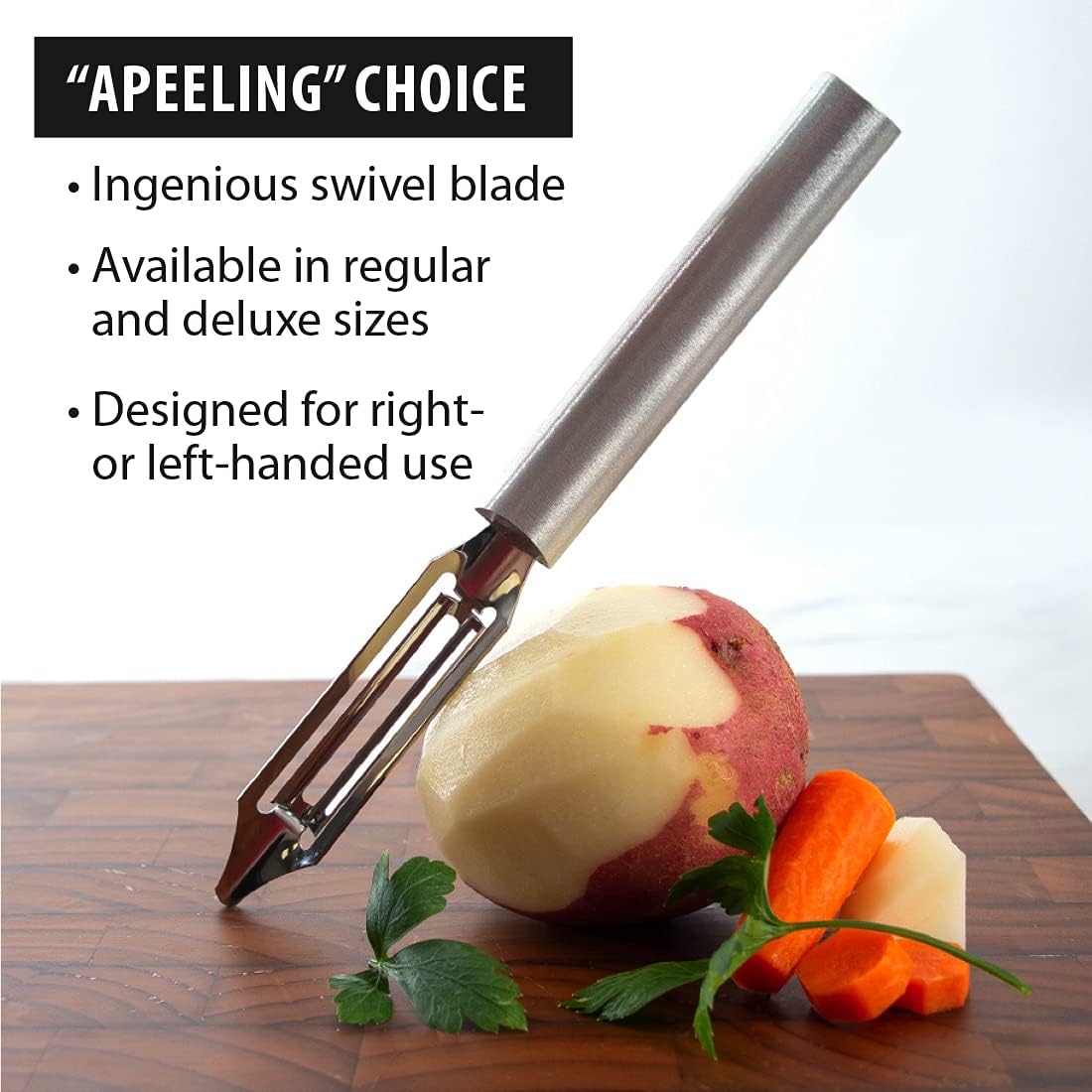 Deluxe Vegetable Peeler (W241), Black