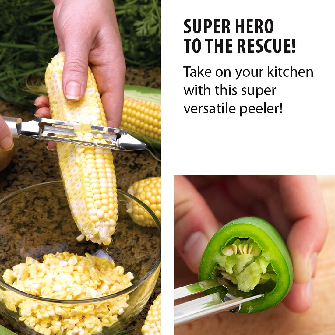 Deluxe Vegetable Peeler (W241), Black