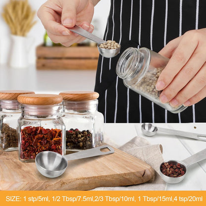 1 Teaspoon(5 mL | 5 cc | 1 Tsp | 1/3 Tablespoon) Stainless Steel Single Measuring Spoon, Easy to Use and Easy to Wash Metal Measuring Spoons Kitchen Gadgets for Cooking & Baking