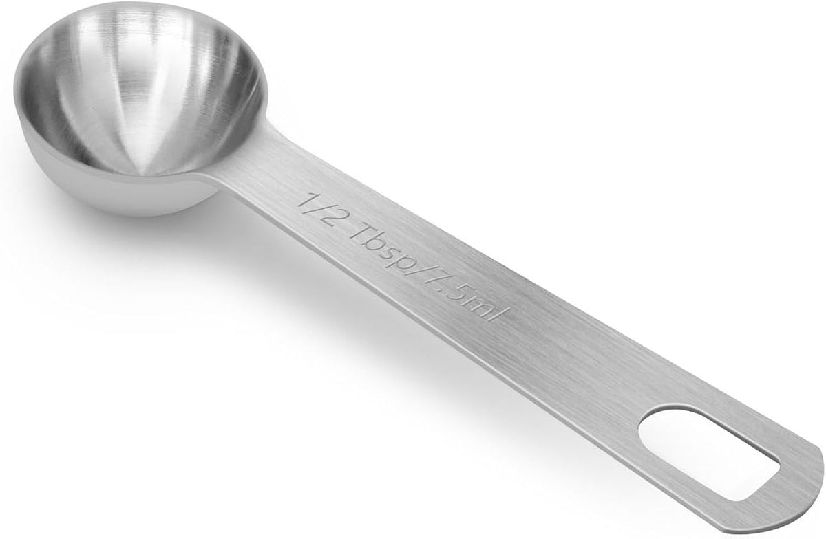 1 Teaspoon(5 mL | 5 cc | 1 Tsp | 1/3 Tablespoon) Stainless Steel Single Measuring Spoon, Easy to Use and Easy to Wash Metal Measuring Spoons Kitchen Gadgets for Cooking & Baking