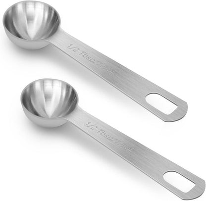 1 Teaspoon(5 mL | 5 cc | 1 Tsp | 1/3 Tablespoon) Stainless Steel Single Measuring Spoon, Easy to Use and Easy to Wash Metal Measuring Spoons Kitchen Gadgets for Cooking & Baking