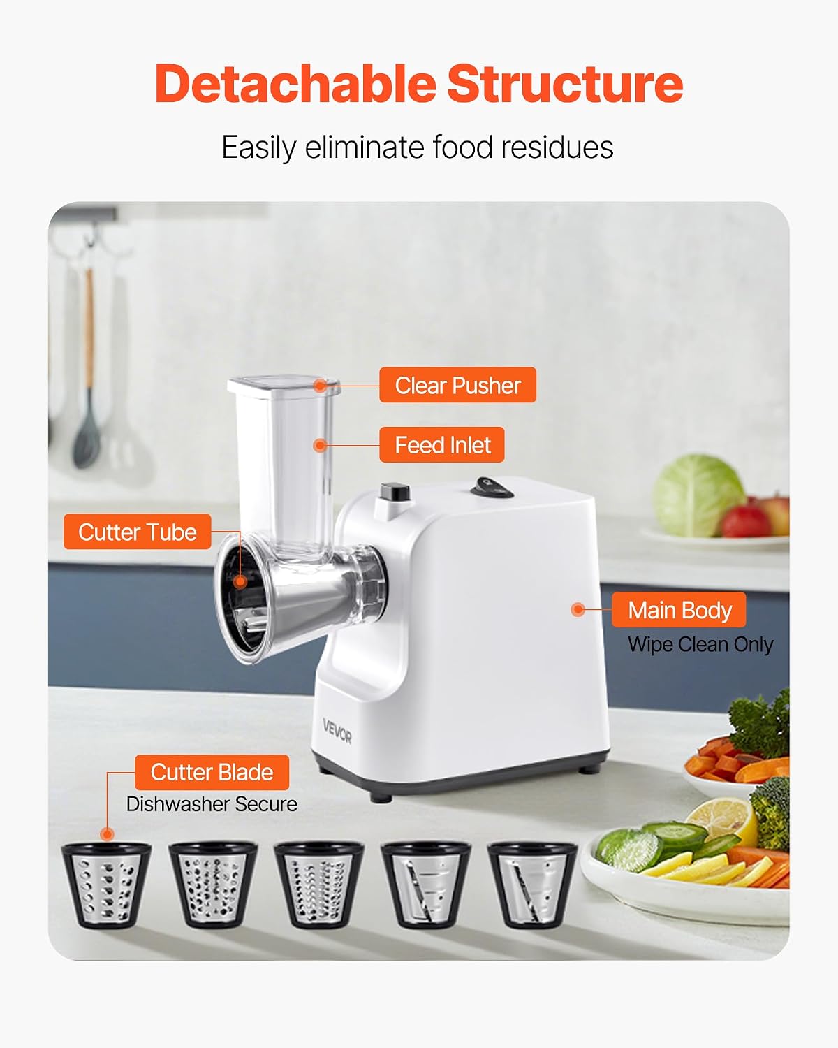 Manual Vegetable Fruit Slicer, 0-0.5"/0-12mm Thickness Adjustable Commercial Slicer Machine, Stainless Steel Food Cutter Slicing Machine with 2 Spare Blades, for Potato, Cucumber, Lemon, Tomato