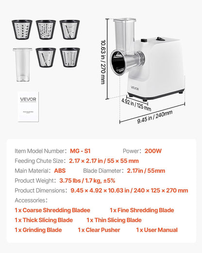 Manual Vegetable Fruit Slicer, 0-0.5"/0-12mm Thickness Adjustable Commercial Slicer Machine, Stainless Steel Food Cutter Slicing Machine with 2 Spare Blades, for Potato, Cucumber, Lemon, Tomato