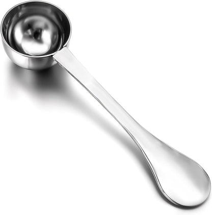Stainless Steel Coffee Scoop 1 tbsp, Long Handle for Espresso