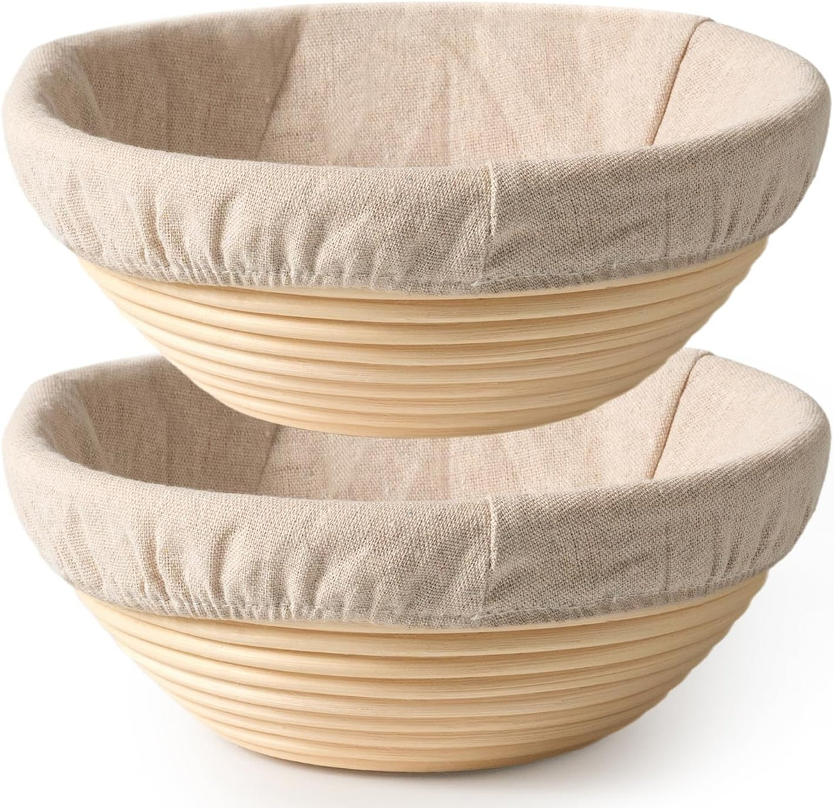 BAVIFY Sourdough Starter Kit, Banneton Bread Proofing Baskets Set