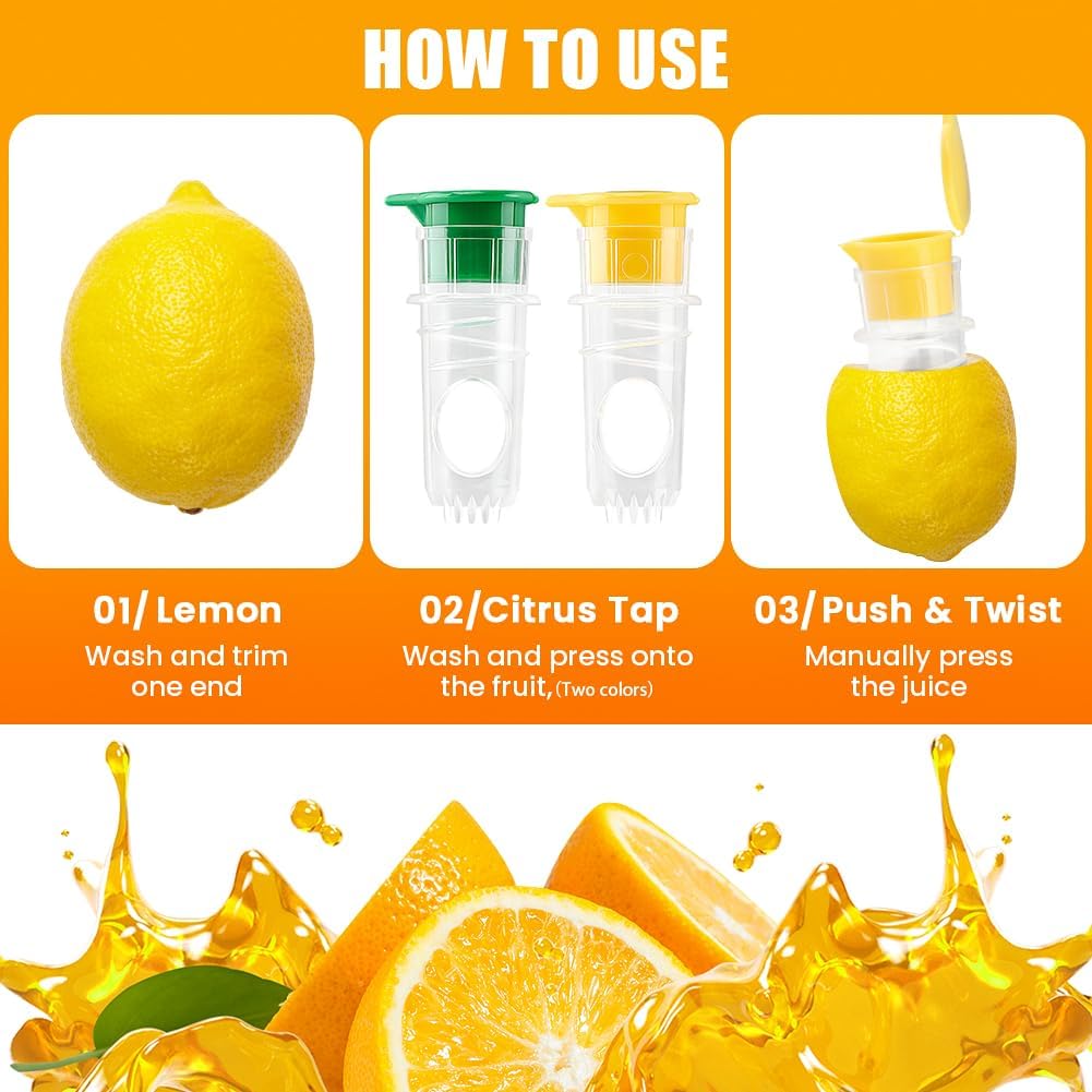 Lemon Squeezer Screw Top 2-Pack 2026 New Lemon Juicer
