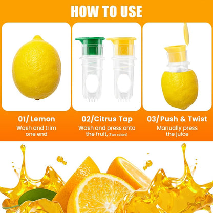 Lemon Squeezer Screw Top 2-Pack 2026 New Lemon Juicer