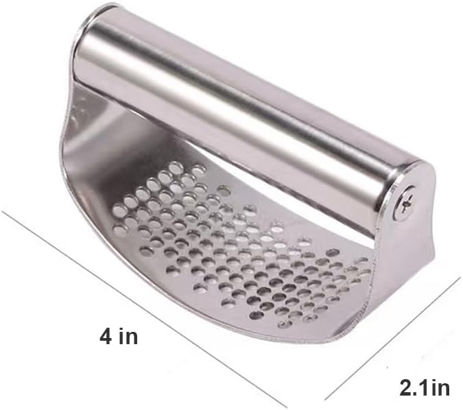 Garlic Press Rocker Stainless Steel,Garlic Mincer Garlic Crusher Tools, Garlic Smasher,Dishwasher Safe