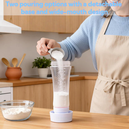 33 Oz Pancake Batter Dispenser, Squeeze Mixer Bottle with BlenderBall | Food grade bottle, for pancake,waffle,crepe,muffin baking, easy squeeze design, silicone spatula, spoon, kitchen batter mixer
