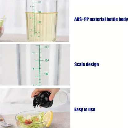 Salad Dressing Shaker Container, Pour Spout, LeakprooF, Dishwasher Safe, Homemade Oil and Vinegar Salad Dressing Bottle Mixer Dispenser (Green)