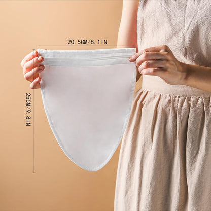 Fine Mesh Cheese Cloth, Fine Mesh Strainer Bags, Nut Milk Bag with Stainless Steel Handle, Cheesecloth for Straining, Turkey, Cooking, Cheese, NutMilk, Juices, S