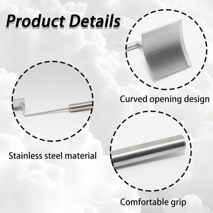 24cm/9.45inch Silver Stainless Steel Corn Cutter, Corn Stripping Tool to Cut off the Cob for Kitchen Use, Peeler Corns On the Cob Kitchen Gadgets