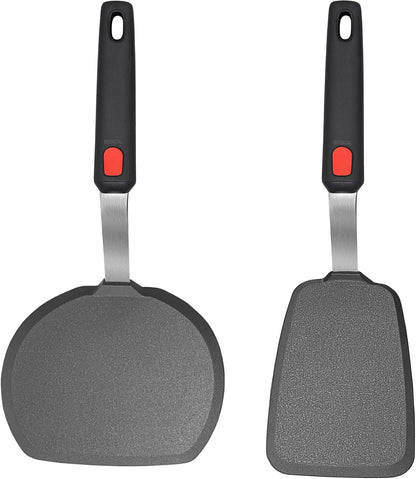 Mixed 5 Piece Silicone Spatula Set,No-Melt Handle and Blade