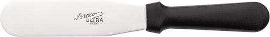 Ultra Straight Spatula with 6 by 1.5-Inch Stainless Steel Blade, Plastic Handle, Dishwasher Safe, Silver