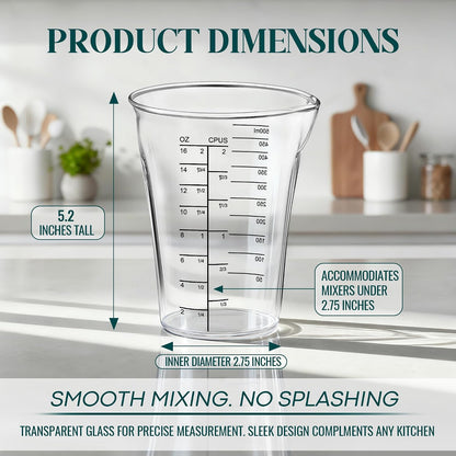 16oz Blender Measuring Cup Compatible with Cuisinart CSB-79 CSB79MC