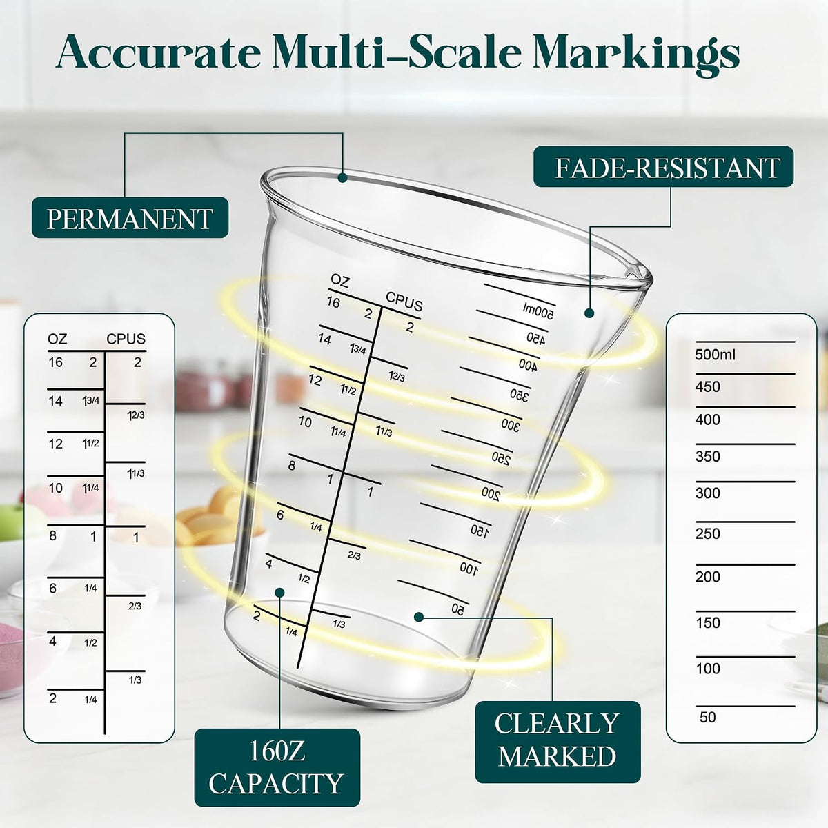 16oz Blender Measuring Cup Compatible with Cuisinart CSB-79 CSB79MC