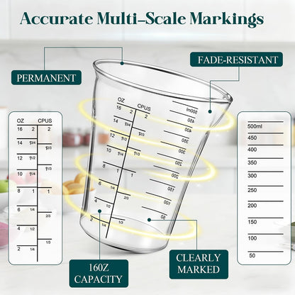 16oz Blender Measuring Cup Compatible with Cuisinart CSB-79 CSB79MC