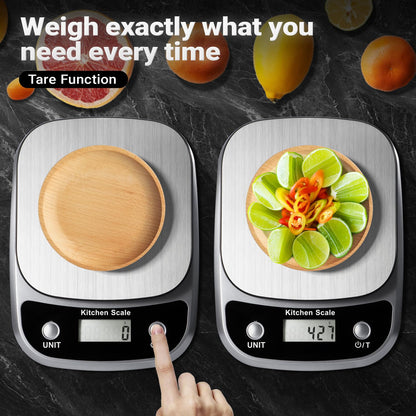 Food Kitchen Scale Digital Weight Grams and Oz 10kg/1g