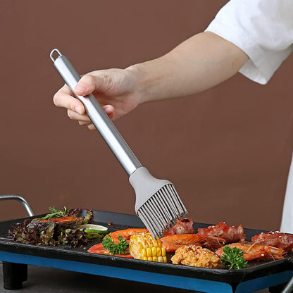 Basting Brush, Non-stick Silicone Kitchen Brush For Cooking, Barbeque Brush, Pastry Brush, BBQ Brush, Dishwasher Safe, Easy to Clean