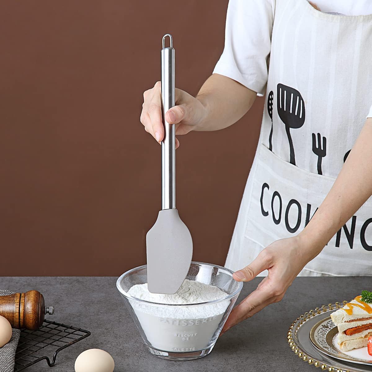 Basting Brush, Non-stick Silicone Kitchen Brush For Cooking, Barbeque Brush, Pastry Brush, BBQ Brush, Dishwasher Safe, Easy to Clean