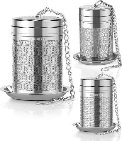Large Tea Infuser 304 Steel Fine Mesh for Teapots & Mugs