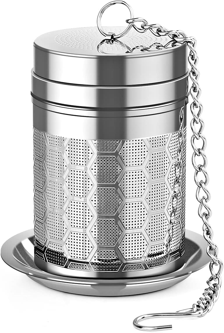 Large Tea Infuser 304 Steel Fine Mesh for Teapots & Mugs