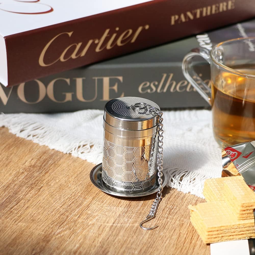 Large Tea Infuser 304 Steel Fine Mesh for Teapots & Mugs