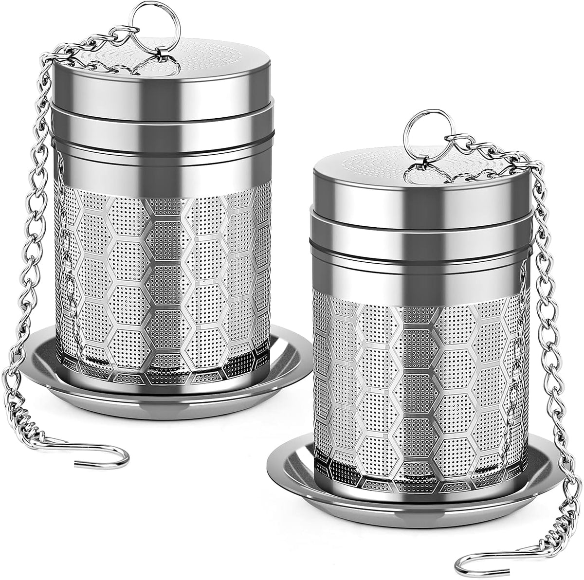 Large Tea Infuser 304 Steel Fine Mesh for Teapots & Mugs