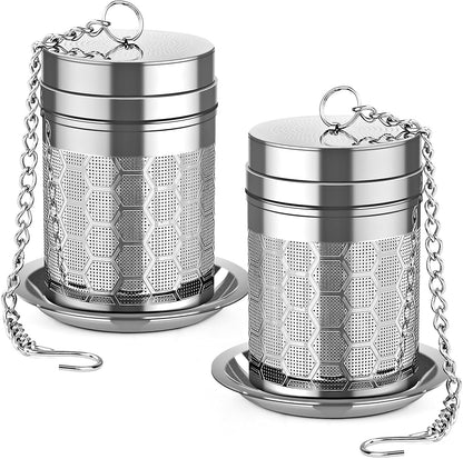Large Tea Infuser 304 Steel Fine Mesh for Teapots & Mugs