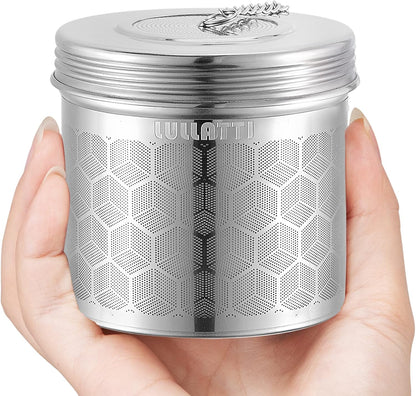 Large Tea Infuser 304 Steel Fine Mesh for Teapots & Mugs