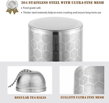 Large Tea Infuser 304 Steel Fine Mesh for Teapots & Mugs