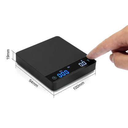 Coffee Scale 0.1g Timer Flow Rate Ratio USB-C