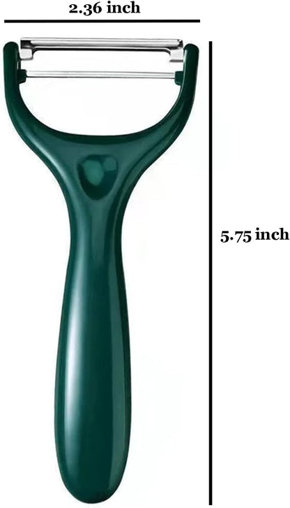 Sugar Cane & Pineapple Peeler, Paring Knife & Fruit Cutter, Stainless Steel Blade, Brown Plastic Handle