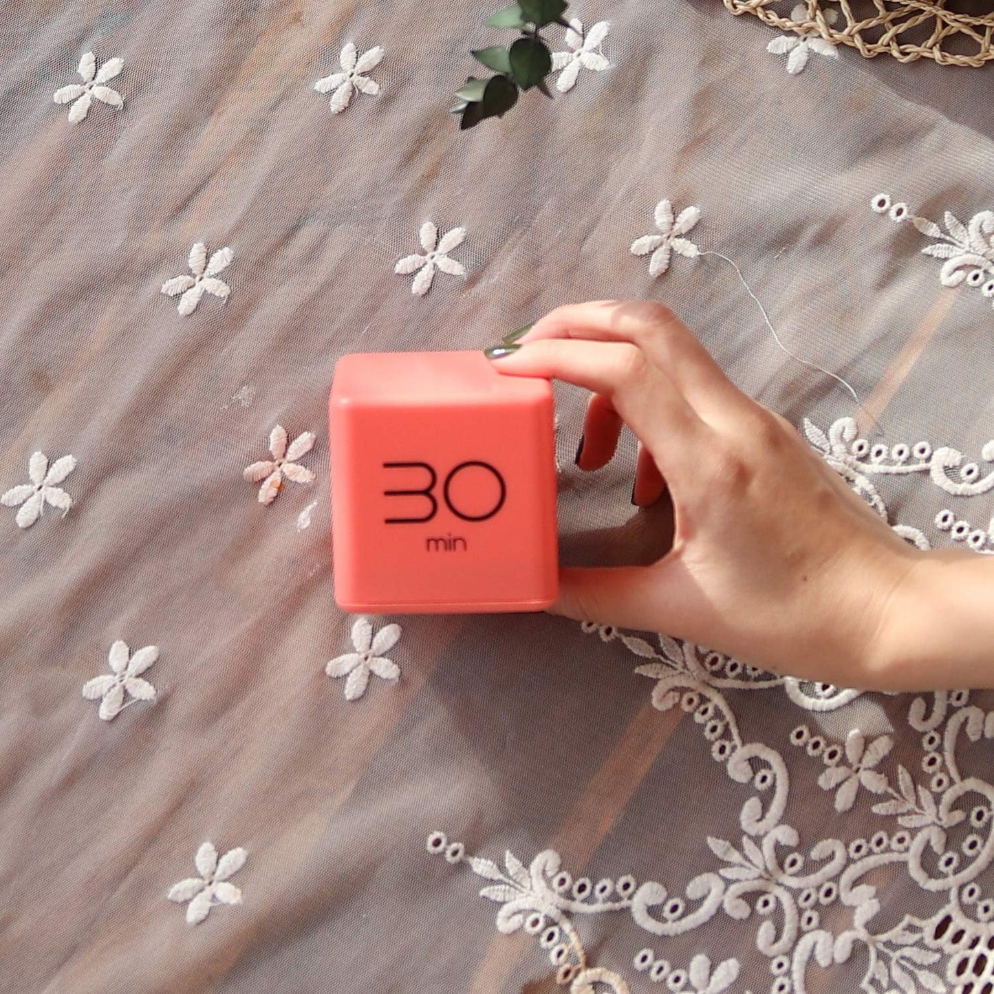 Cube Timer (Mint), Flip Timer Productivity Timer, Time Management, Block Timer Kids Cube Timer Kitchen Timer Desk Timer for Studying Workout Classroom 1, 3, 5, 10 min Timer Setting