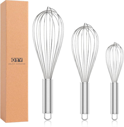 Silicone Whisk,Heat Resistant 480°F Whisks For Cooking Non Scratch,Stainless Steel wired wisk,Plastic Rubber Whisk Tool For Nonstick Cookware Pans,Silicon Wisks Set of 4,Blue