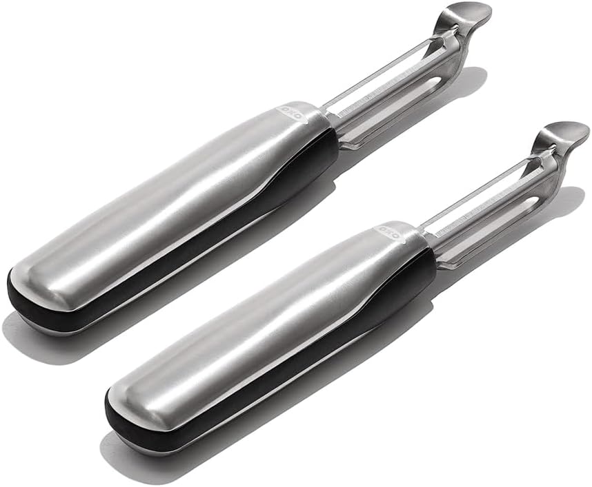 Steel Swivel Peeler for Fruits Apple & Potato Vegetables, Pack of 2