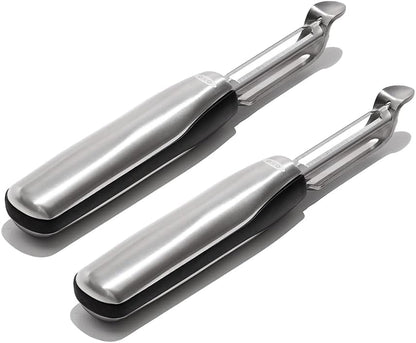 Steel Swivel Peeler for Fruits Apple & Potato Vegetables, Pack of 2