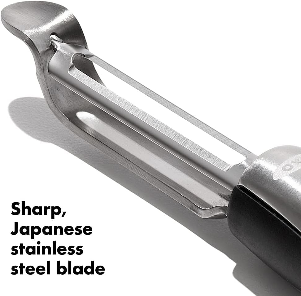 Steel Swivel Peeler for Fruits Apple & Potato Vegetables, Pack of 2