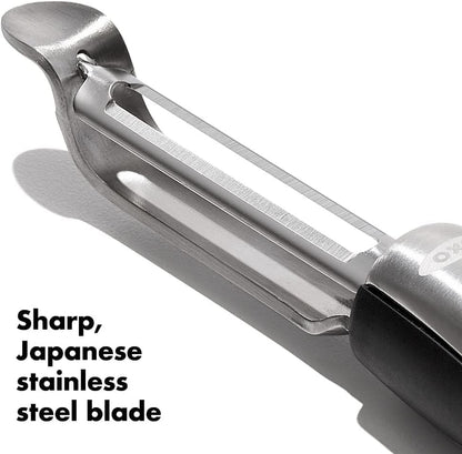Steel Swivel Peeler for Fruits Apple & Potato Vegetables, Pack of 2