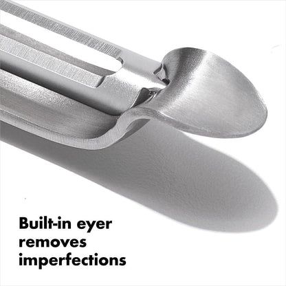 Steel Swivel Peeler for Fruits Apple & Potato Vegetables, Pack of 2