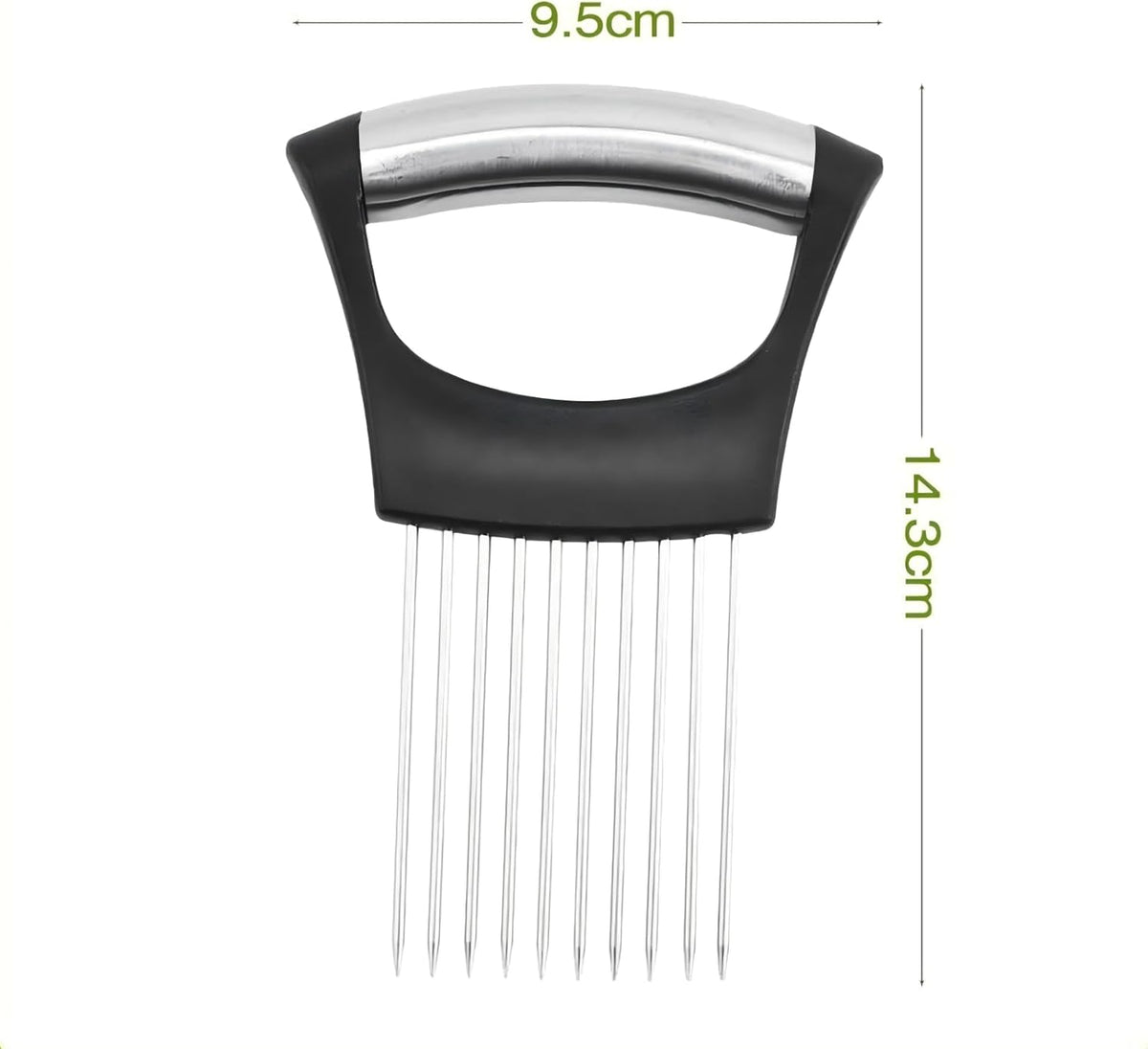 Onion Holder for Slicing, 2026 New Stainless Steel Slicer Onion Cutter for Slicing, Vegetable Cutter for Potato and Tomato, Lemon Avocados, Eggs, Onion Home Kitchen Tools (2 Pack)