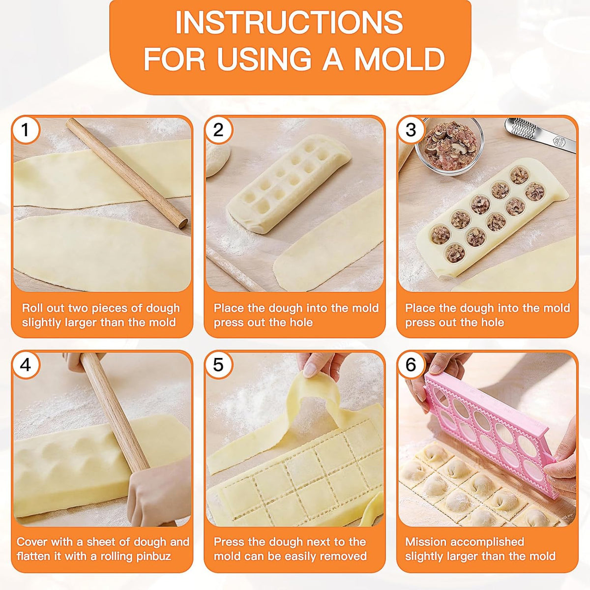 SienFong16 Pcs Pasta Making Kit, Homemade Pasta Tools Set with Ravioli Maker, Pasta Cutter, Dough Tools & Accessories, Fresh Italian Pasta Making Supplies for Kitchen Cooking Lovers